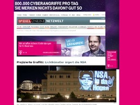 Bild zum Artikel: Projizierte Graffiti: Lichtkünstler ärgert die NSA