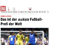 Bild zum Artikel: Schwer zu stoppen! - Das ist der dickste Fußball-Profi der Welt