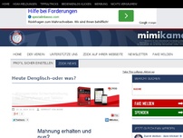 Bild zum Artikel: Heute Denglisch–oder was?