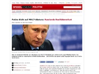 Bild zum Artikel: Putins Sicht auf MH17-Absturz: Russlands Realitätsverlust