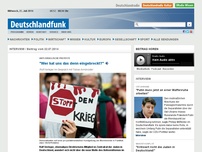 Bild zum Artikel: Deutschlandfunk | Interview | 'Wer hat uns das denn eingebrockt?'