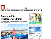 Bild zum Artikel: Um die Menschen zu schützen, verhängen die Verantwortlichen den Ausnahmezustand: Badeverbot am Timmendorfer Strand!