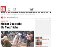 Bild zum Artikel: Kleiner Opa rockt die Tanzfläche