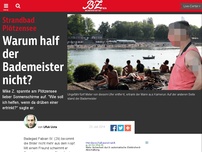 Bild zum Artikel: Warum half der Bademeister nicht?