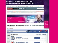 Bild zum Artikel: Überwachung der Deutschen: Regierung erklärt Pläne zur Facebook-Kontrolle