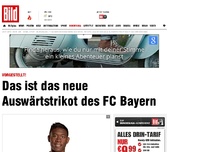 Bild zum Artikel: Vorgestellt! - Das ist Bayerns neues Auswärtstrikot