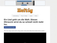 Bild zum Artikel: Ein Lied geht um die Welt. Diesen Ohrwurm wirst du so schnell nicht mehr...