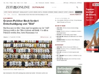 Bild zum Artikel: Islam-Kommentar: 
			  Grünen-Politker Beck fordert Entschuldigung von 'Bild'