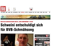 Bild zum Artikel: Schmähsong - Schweini entschuldigt sich beim BVB
