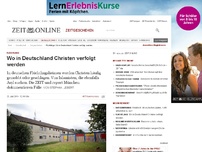 Bild zum Artikel: Flüchtlinge: 
			  Wo in Deutschland Christen verfolgt werden
