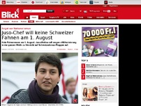Bild zum Artikel: Angst vor Nationalismus: Juso-Chef will keine Schweizer Fahnen am 1. August