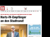 Bild zum Artikel: Hartz-IV-Empfänger an den Stadtrand!