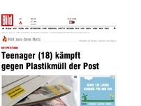 Bild zum Artikel: Mit Petition! - Teenie kämpft gegen Plastikmüll der Post