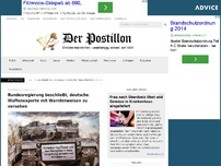 Bild zum Artikel: Bundesregierung beschließt, deutsche Waffenexporte mit Warnhinweisen zu versehen