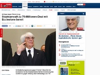 Bild zum Artikel: Prozess - Staatsanwaltschaft stimmt 75-Millionen-Deal mit Ecclestone zu