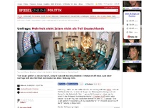 Bild zum Artikel: Umfrage: Mehrheit sieht Islam nicht als Teil Deutschlands