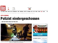 Bild zum Artikel: Justiz-Irrsinn! - Mann schießt Polizist nieder – und kommt frei