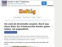 Bild zum Artikel: Sie sind als Kriminelle verpönt. Doch was diese Biker für missbrauchte Kinder tun, ist unglaublich.