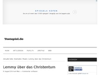 Bild zum Artikel: Lemmy über das Christentum