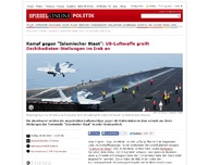 Bild zum Artikel: Kampf gegen 'Islamischer Staat': US-Luftwaffe greift Dschihadisten-Stellungen im Irak an