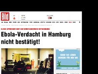 Bild zum Artikel: Mann auf Isolierstation - Ebola-Verdacht in Hamburg