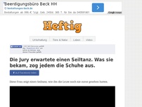 Bild zum Artikel: Die Jury erwartete einen Seiltanz. Was sie bekam, zog jedem die Schuhe aus.