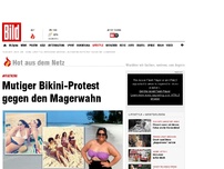 Bild zum Artikel: #Fatkini - Mutiger Bikini-Protest gegen den Magerwahn