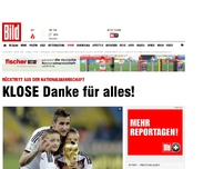 Bild zum Artikel: Rücktritt aus DFB-Elf - KLOSE Danke für alles!