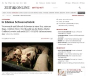 Bild zum Artikel: Fleischskandal: 
			  In Edekas Schweinefabrik