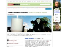 Bild zum Artikel: 'Dick wie eine Kuh'-Kampagne: Der Milch-Quark der Veganer
