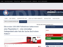 Bild zum Artikel: Die ersten 100.000 Teilnehmer bekommen eine Playstation 4 – eine einmalige Gelegenheit oder hat die Sache doch einen Haken?