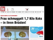 Bild zum Artikel: Festnahme - Frau schmuggelt 1,7 Kilo Koks in ihren Brüsten