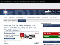 Bild zum Artikel: Warnung: Über Facebook verbreitet sich wieder einmal ein Schädling mit dem Titel: “This Video belong…”