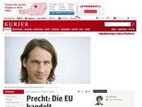 Bild zum Artikel: Precht: Die EU handelt unverantwortlich