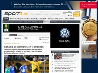 Bild zum Artikel: Schalke 04 blamiert sich in Dresden