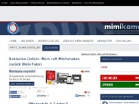 Bild zum Artikel: Bakterien-Gefahr: Mars ruft Milchshakes zurück (Kein Fake)