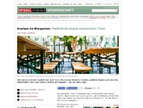 Bild zum Artikel: Analyse im Biergarten: Mathetrick stoppt wackelnden Tisch