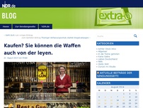 Bild zum Artikel: Kaufen? Sie können die Waffen auch von der leyen.