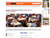 Bild zum Artikel: Sprache und Gleichberechtigung: Gender, Gender, Geldverschwender