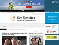 Bild zum Artikel: Wowereit-Rücktritt verzögert sich bis mindestens 2016