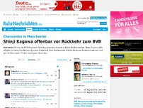 Bild zum Artikel: Shinji Kagawa offenbar vor Rückkehr zum BVB