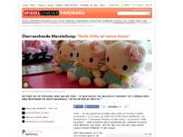 Bild zum Artikel: Überraschende Klarstellung: 'Hello Kitty ist keine Katze'