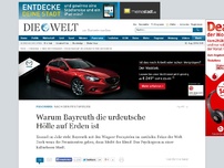 Bild zum Artikel: Nach den Festspielen: Warum Bayreuth die urdeutsche Hölle auf Erden ist