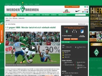 Bild zum Artikel: 1:1 gegen 1899: Werder belohnt sich einfach nicht!