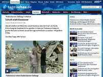 Bild zum Artikel: 'Rubble-Bucket-Challenge': Schutt statt Eiswasser in Gaza