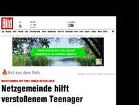 Bild zum Artikel: Nach Coming-out - Netzgemeinde hilft verstoßenem Teenager