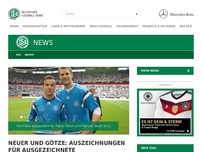 Bild zum Artikel: Neuer und Götze: Auszeichnungen für Ausgezeichnete