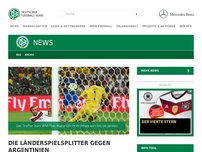 Bild zum Artikel: Die Länderspielsplitter gegen Argentinien