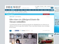 Bild zum Artikel: Plastikabfall: Idee eines 20-Jährigen könnte die Ozeane entmüllen