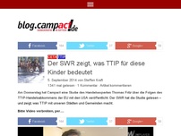 Bild zum Artikel: Der SWR zeigt, was TTIP für diese Kinder bedeutet